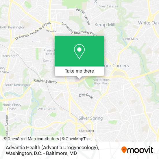 Advantia Health (Advantia Urogynecology) map