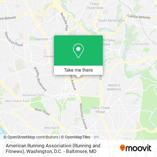 Mapa de American Running Association (Running and Fitnews)