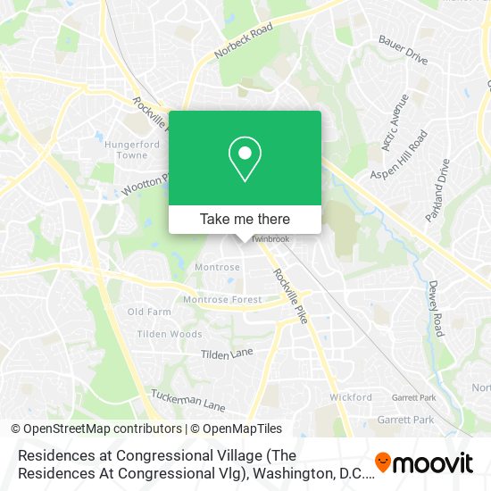 Residences at Congressional Village (The Residences At Congressional Vlg) map