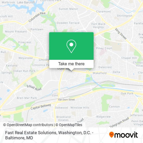 Fast Real Estate Solutions map