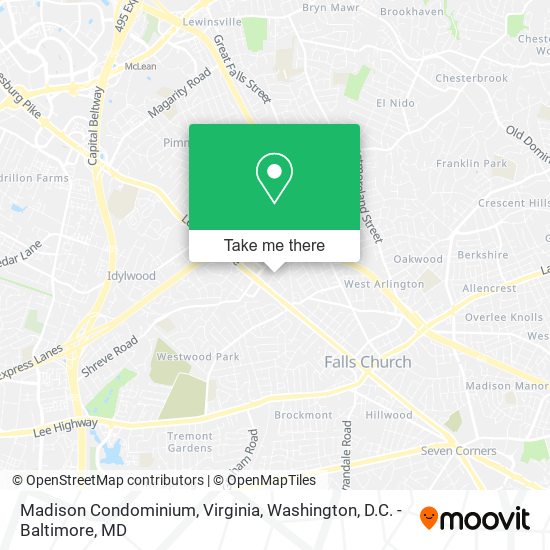 Mapa de Madison Condominium, Virginia