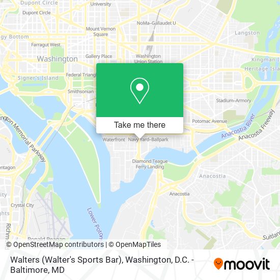 Walters (Walter's Sports Bar) map