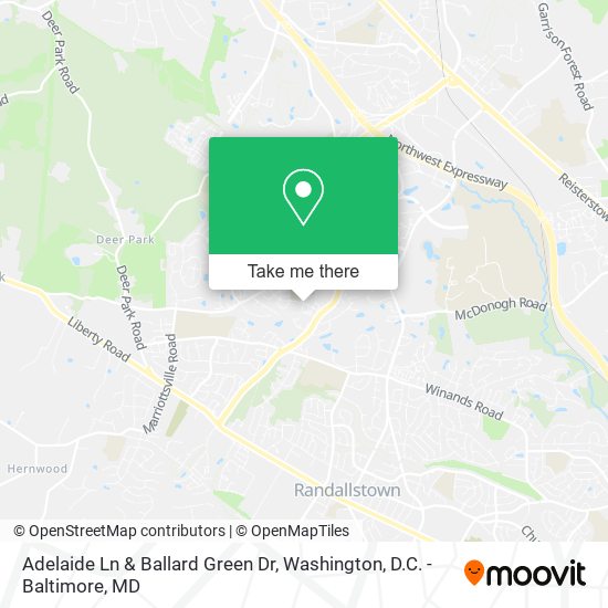 Adelaide Ln & Ballard Green Dr map