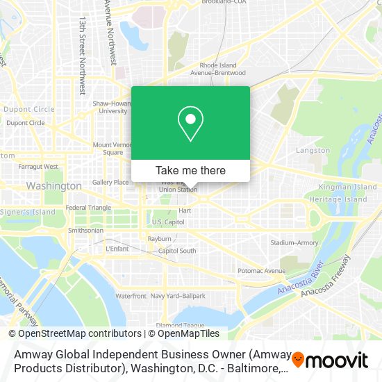 Mapa de Amway Global Independent Business Owner (Amway Products Distributor)
