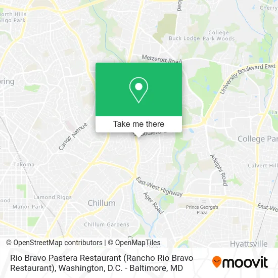 Rio Bravo Pastera Restaurant map