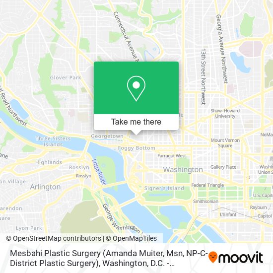 Mapa de Mesbahi Plastic Surgery (Amanda Muiter, Msn, NP-C- District Plastic Surgery)