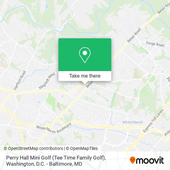 Perry Hall Mini Golf (Tee Time Family Golf) map