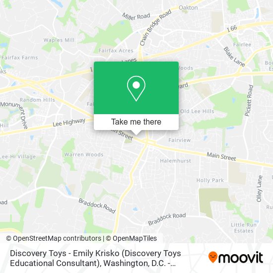 Mapa de Discovery Toys - Emily Krisko (Discovery Toys Educational Consultant)