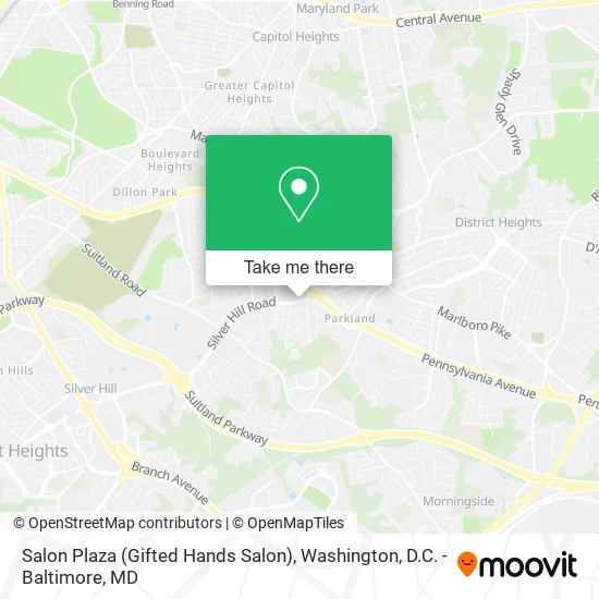Salon Plaza (Gifted Hands Salon) map