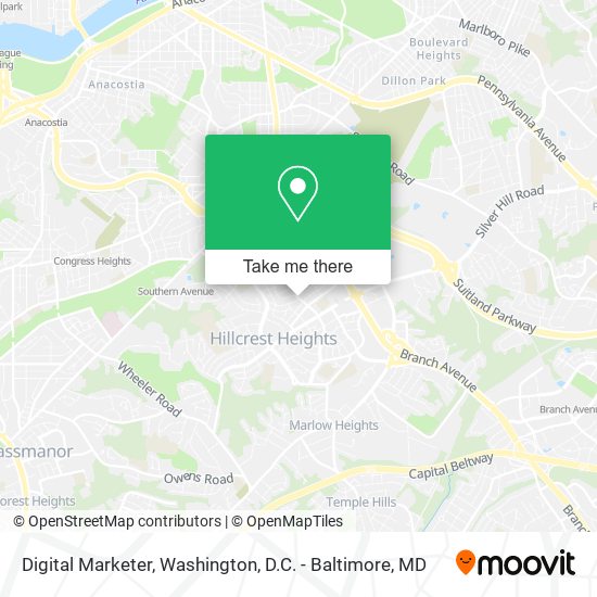 Digital Marketer map