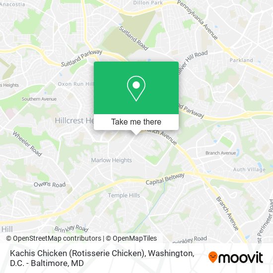 Mapa de Kachis Chicken (Rotisserie Chicken)