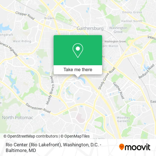 Rio Center (Rio Lakefront) map