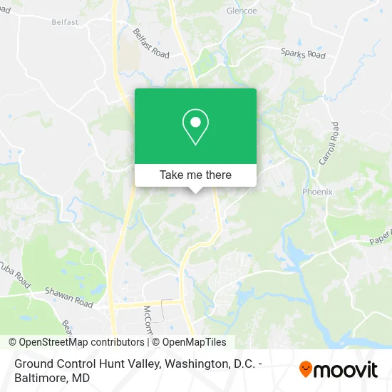 Ground Control Hunt Valley map