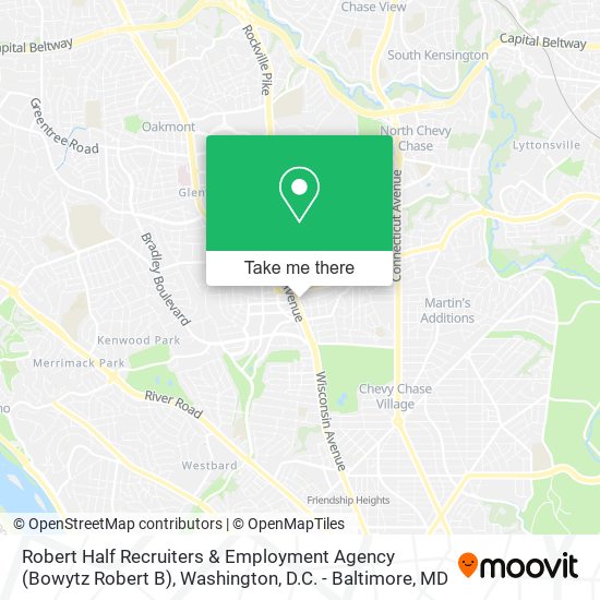 Robert Half Recruiters & Employment Agency (Bowytz Robert B) map