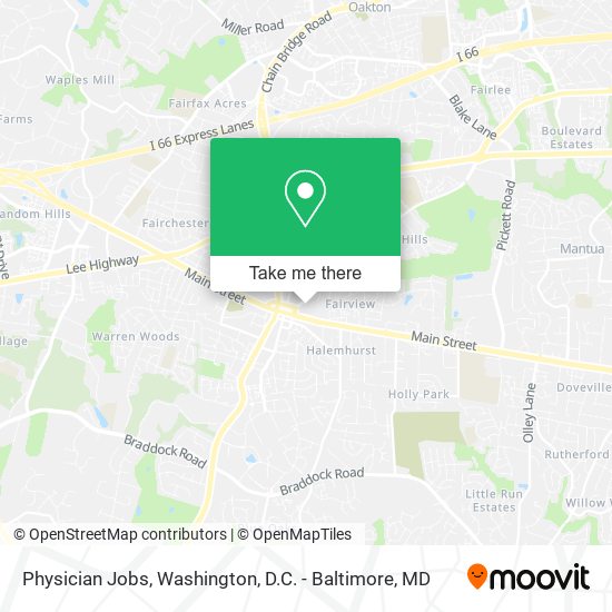 Physician Jobs map