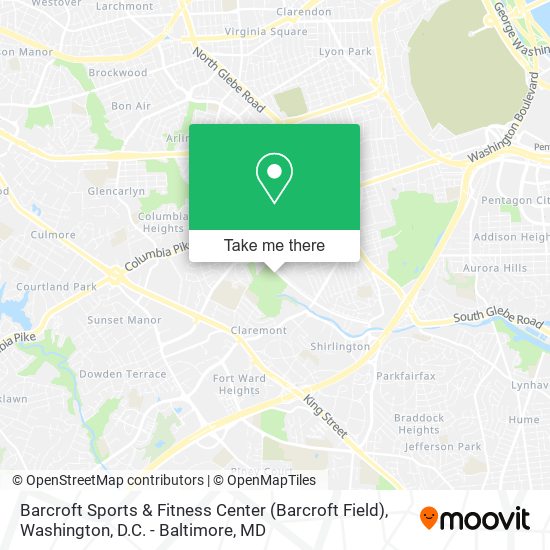 Barcroft Sports & Fitness Center (Barcroft Field) map