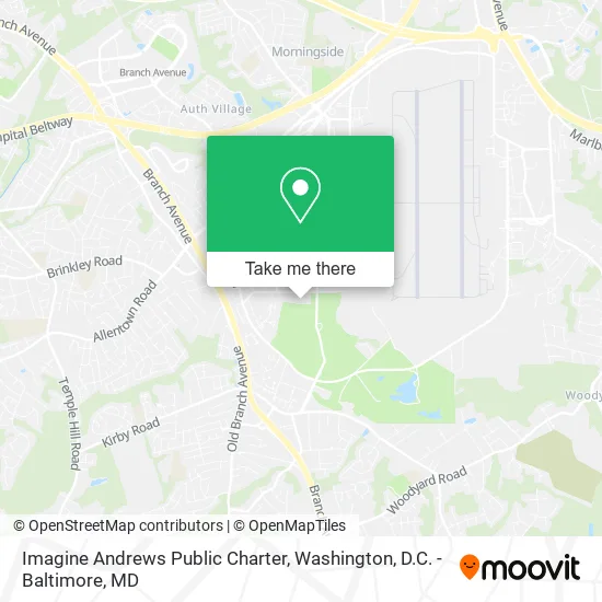 Mapa de Imagine Andrews Public Charter
