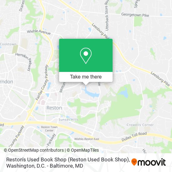 Reston's Used Book Shop map