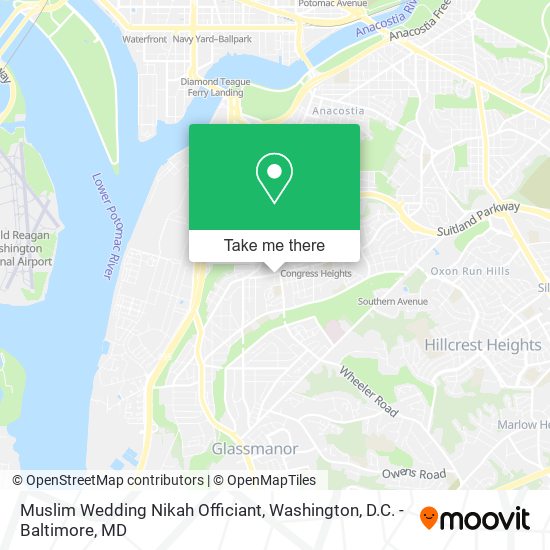 Mapa de Muslim Wedding Nikah Officiant