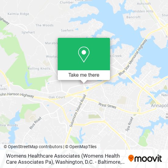 Mapa de Womens Healthcare Associates (Womens Health Care Associates Pa)