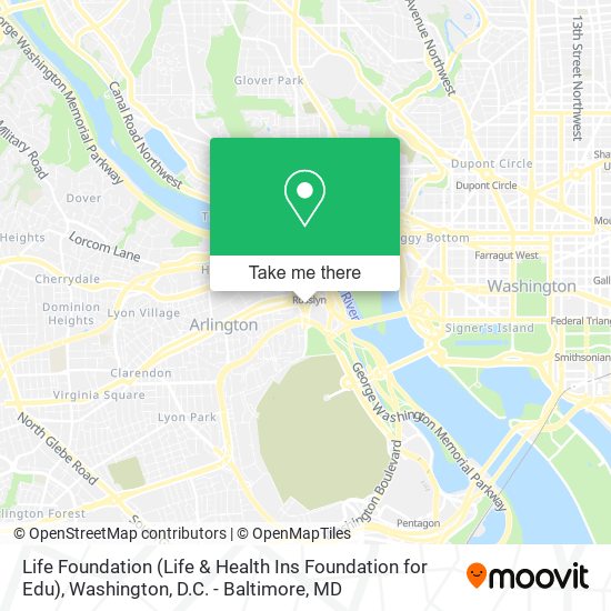 Life Foundation (Life & Health Ins Foundation for Edu) map