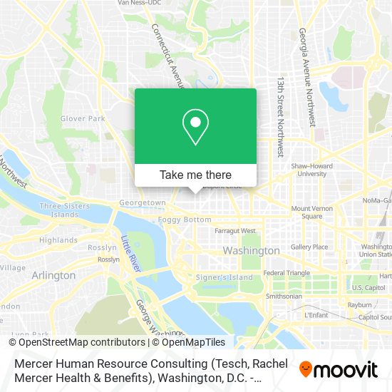 Mercer Human Resource Consulting (Tesch, Rachel Mercer Health & Benefits) map