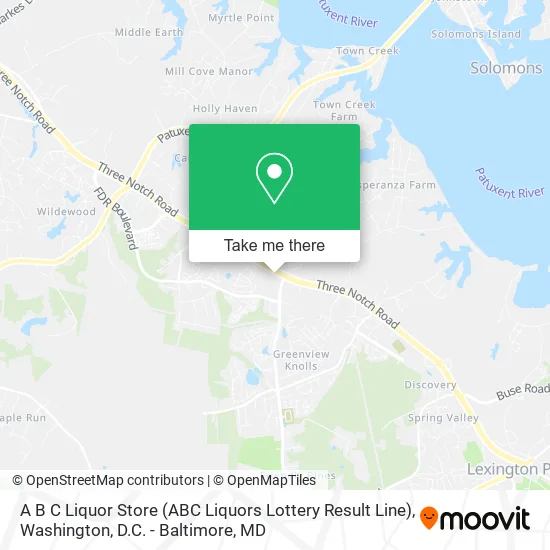 A B C Liquor Store (ABC Liquors Lottery Result Line) map
