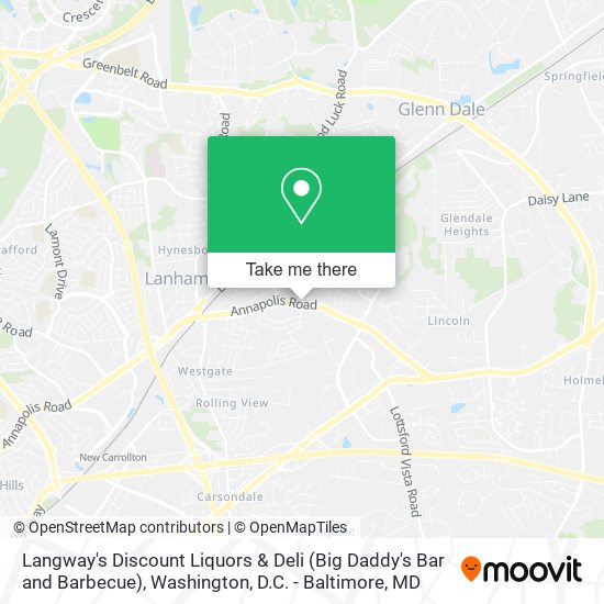 Langway's Discount Liquors & Deli (Big Daddy's Bar and Barbecue) map