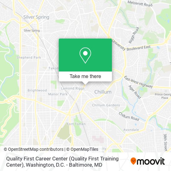 Quality First Career Center map