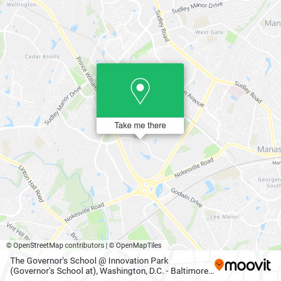 Mapa de The Governor's School @ Innovation Park (Governor's School at)