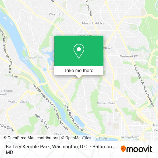 Mapa de Battery Kemble Park