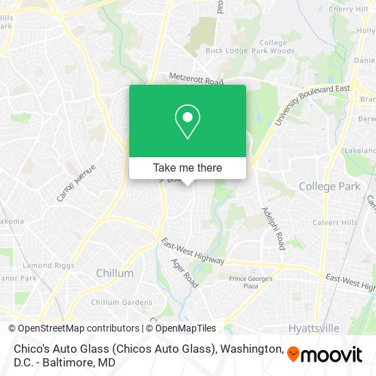 Mapa de Chico's Auto Glass (Chicos Auto Glass)