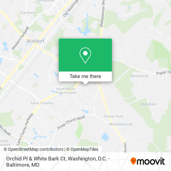 Orchid Pl & White Bark Ct map