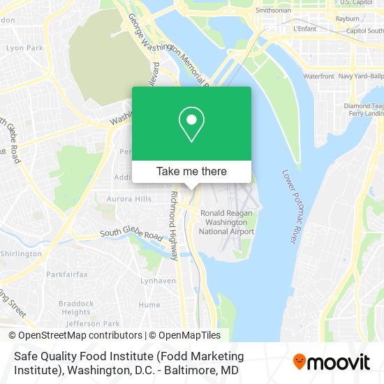 Mapa de Safe Quality Food Institute (Fodd Marketing Institute)
