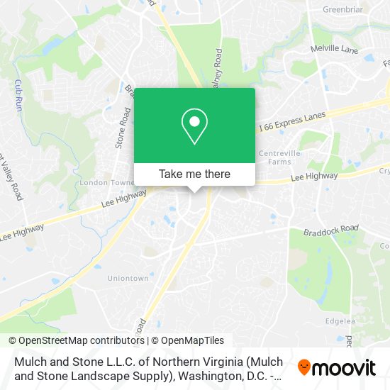 Mulch and Stone L.L.C. of Northern Virginia (Mulch and Stone Landscape Supply) map