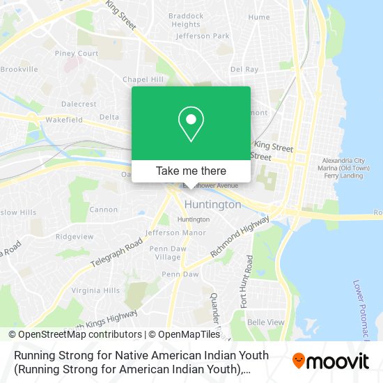 Mapa de Running Strong for Native American Indian Youth