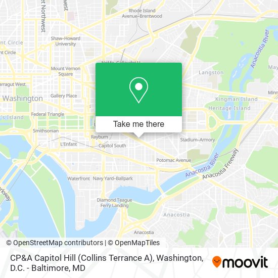 Mapa de CP&A Capitol Hill (Collins Terrance A)