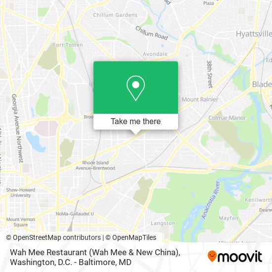 Mapa de Wah Mee Restaurant (Wah Mee & New China)