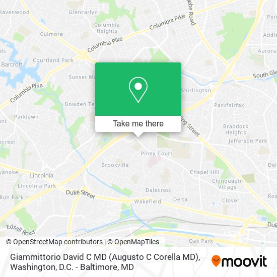 Giammittorio David C MD (Augusto C Corella MD) map