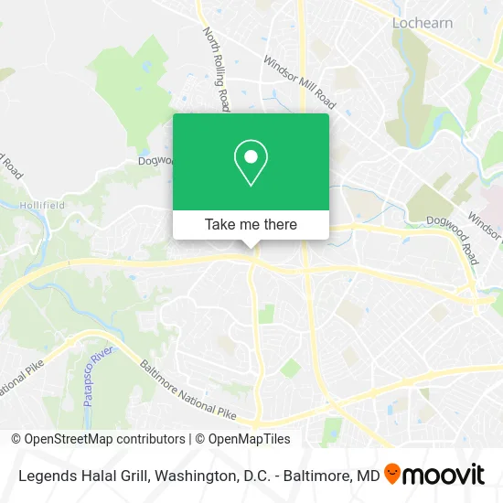 Legends Halal Grill map