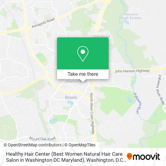 Mapa de Healthy Hair Center (Best Women Natural Hair Care Salon in Washington DC Maryland)