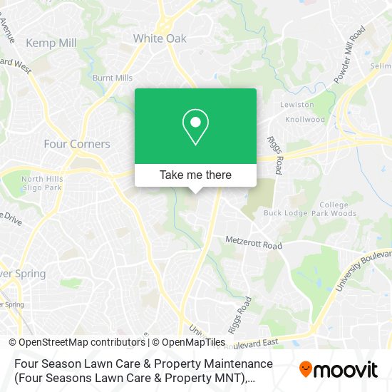 Four Season Lawn Care & Property Maintenance (Four Seasons Lawn Care & Property MNT) map