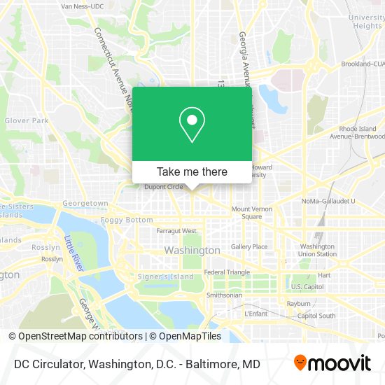 Mapa de DC Circulator