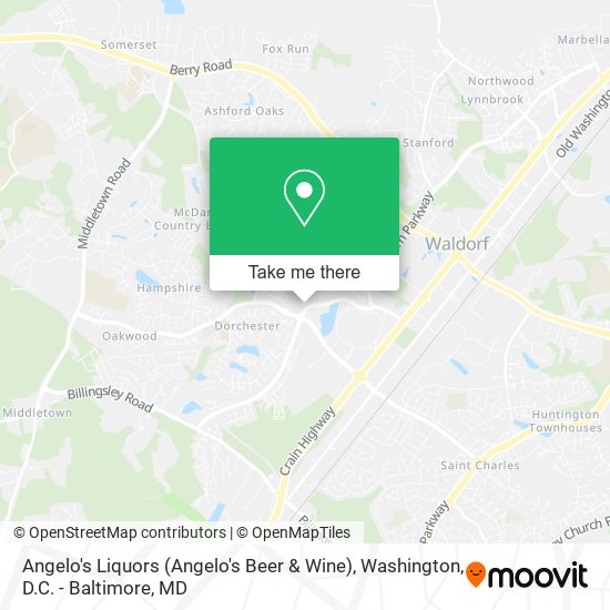 Angelo's Liquors (Angelo's Beer & Wine) map