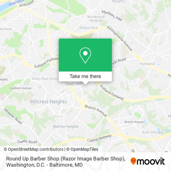 Mapa de Round Up Barber Shop (Razor Image Barber Shop)