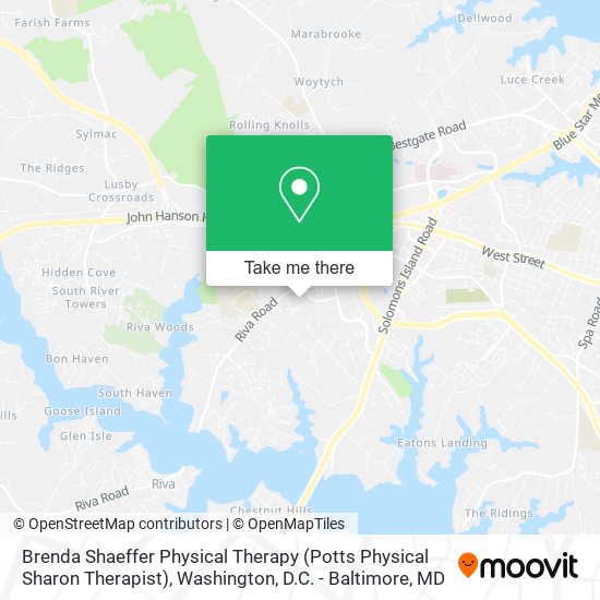 Mapa de Brenda Shaeffer Physical Therapy (Potts Physical Sharon Therapist)
