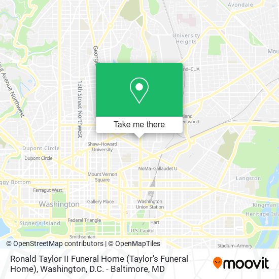 Mapa de Ronald Taylor II Funeral Home (Taylor's Funeral Home)