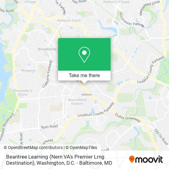 Beantree Learning (Nern VA's Premier Lrng Destination) map