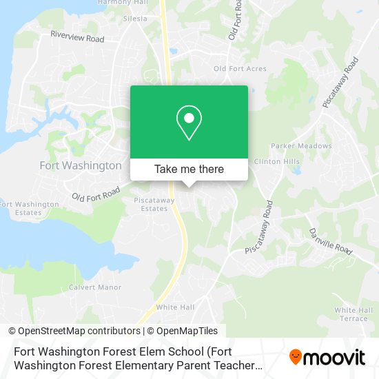 Mapa de Fort Washington Forest Elem School