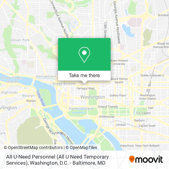 All-U-Need Personnel (All U Need Temporary Services) map